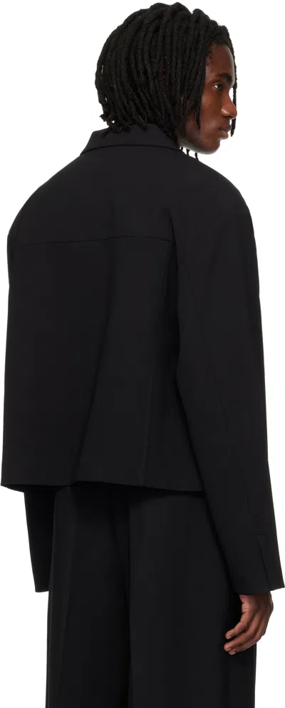 Entire Studios Black Craft Jacket In Black