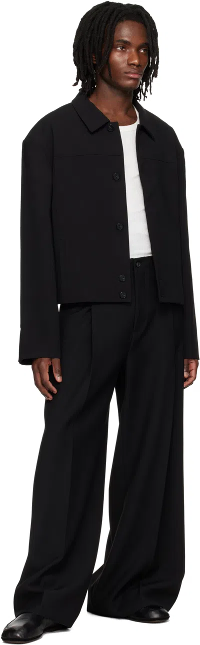 Entire Studios Black Craft Jacket In Black