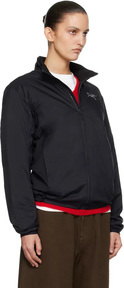 Arc'teryx Black Atom Jacket In Black