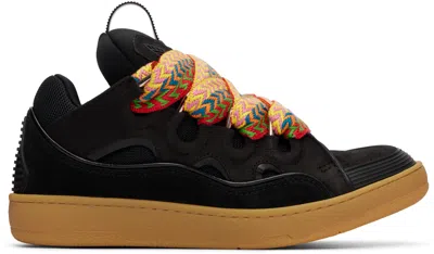 Lanvin Curb Lace-up Sneakers In Multi