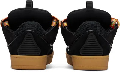Lanvin Curb Lace-up Sneakers In Multi