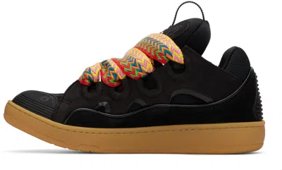 Lanvin Curb Lace-up Sneakers In Multi