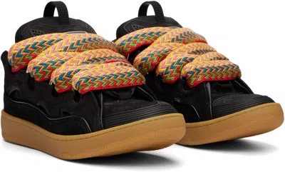Lanvin Curb Lace-up Sneakers In Multi