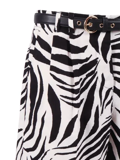 Max Mara Studio Pantalone Corto Novella In Multi