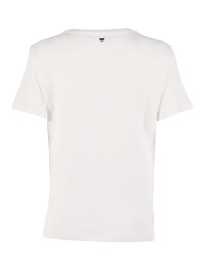 Max Mara Jersey T-shirt With Graphics In Multi