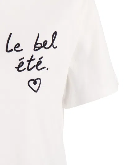 Max Mara Jersey T-shirt With Graphics In Multi