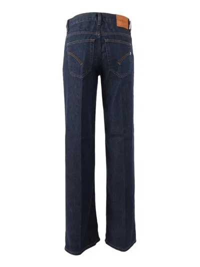 Dondup Pantalone Amber Blu In Multi