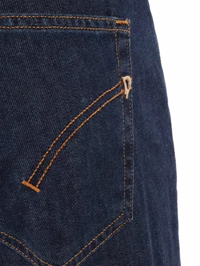 Dondup Pantalone Amber Blu In Multi