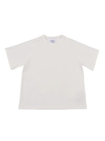 Dou Uod Dou-uod T-shirt/top In White