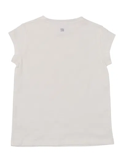 Dou Uod T Shirt/top In White