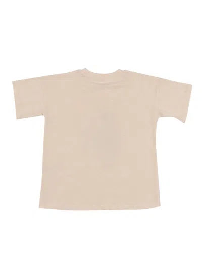 Mini Rodini Bear Sp Ss Tee In Brown