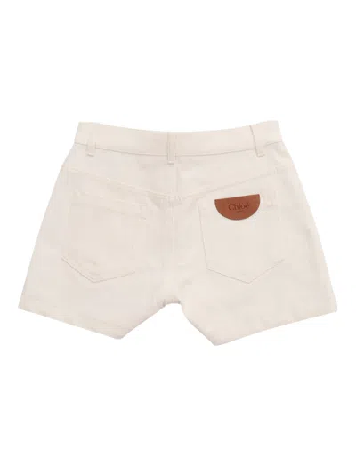 Chloé Chloe' Short In Metallic