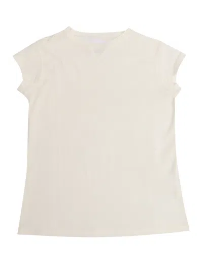 Dou Uod T Shirt/top In White