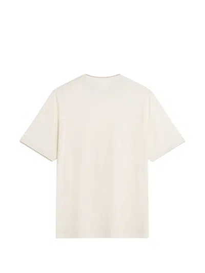 Maison Kitsuné Logo-patch T-shirt In Neutral