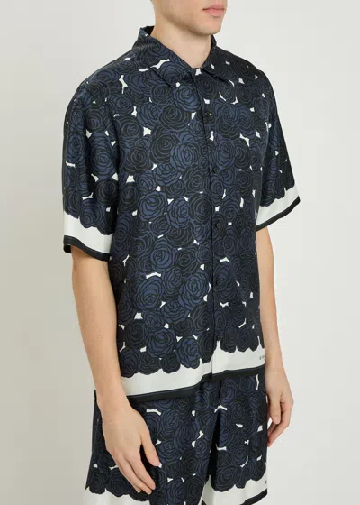 Givenchy Printed Silk Shirt In Multi