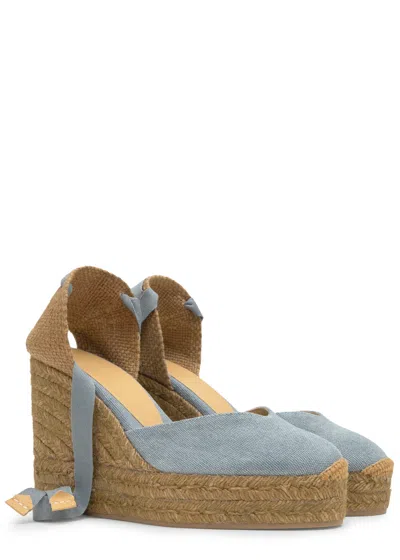Castaã±er Castañer Chiara Canvas Platform Espadrilles In Multi