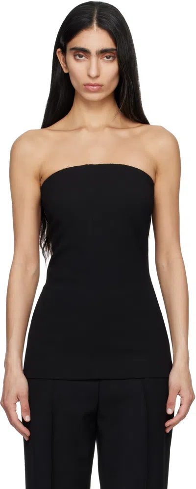 Entire Studios Strapless Top In Black
