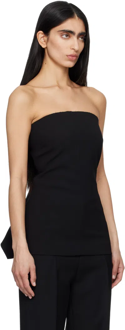 Entire Studios Strapless Top In Black