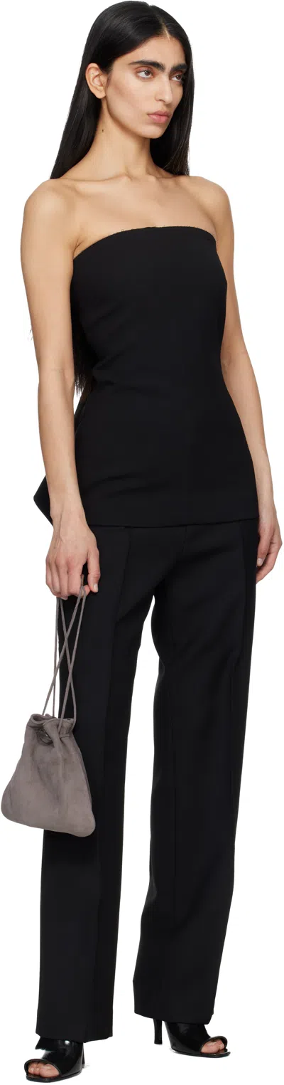 Entire Studios Strapless Top In Black