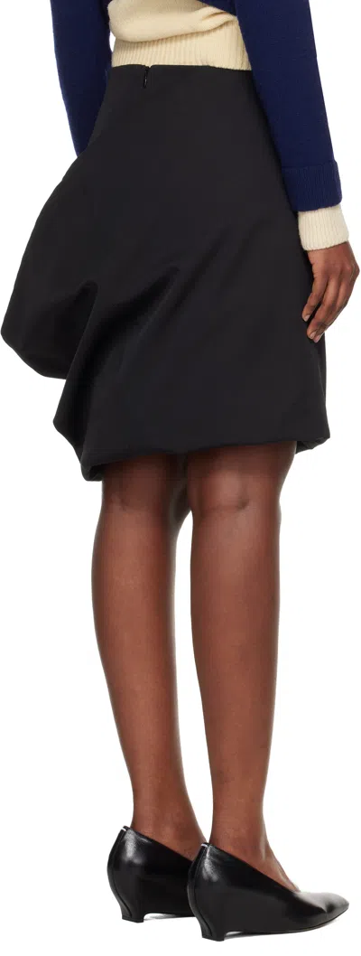 Lii Black Cone Miniskirt In Black