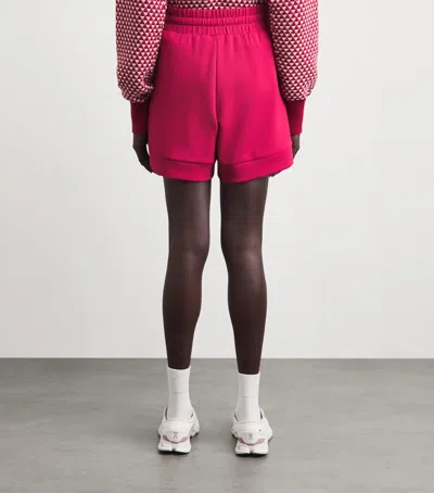 Varley Atrium High Rise Shorts Rich Raspberry In Burgundy