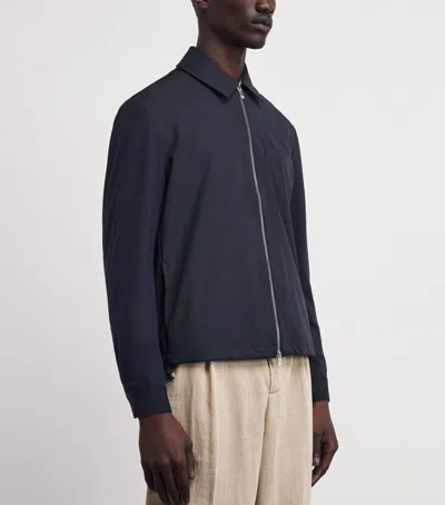 Marco Pescarolo Wool Technical Jacket In Black