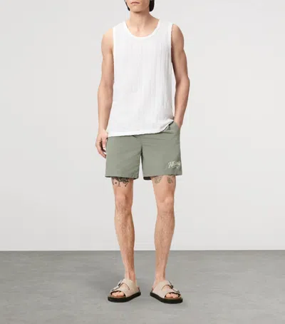 Allsaints Odyssey Swimshort In Green