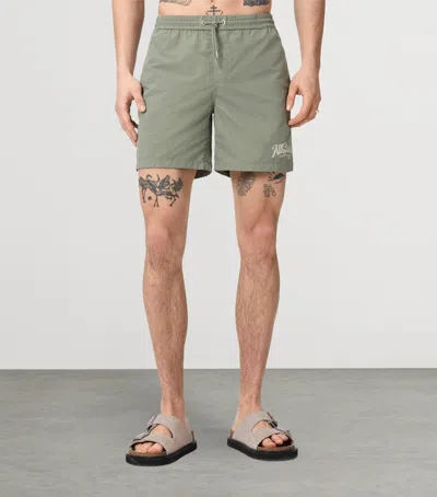Allsaints Odyssey Swimshort In Green