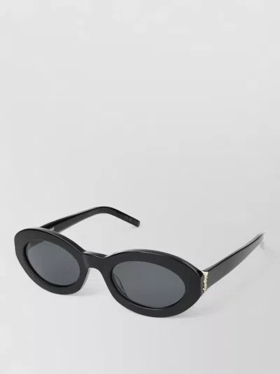 Saint Laurent Sunglasses Sl M136 001 Oval Frame In Black