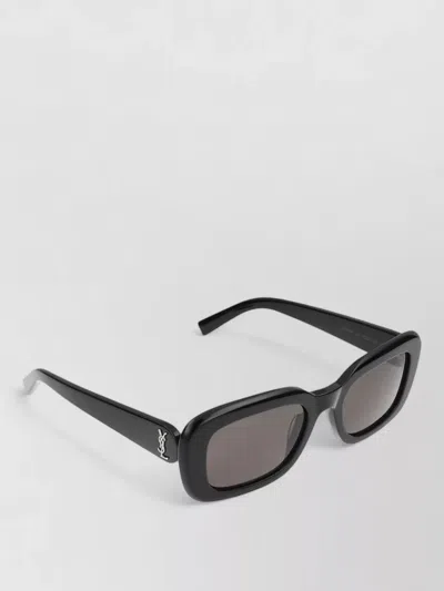 Saint Laurent Sunglasses Sl M130 001 Rectangular Frame In Brown