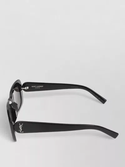 Saint Laurent Sunglasses Sl M130 001 Rectangular Frame In Brown
