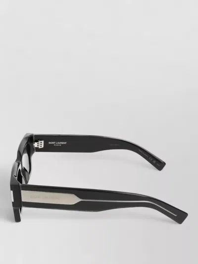 Saint Laurent Sunglasses Sl 572 001 Rectangular Frame In Black