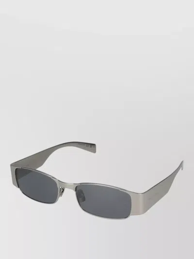 Saint Laurent Sunglasses Sl 738 001 Rectangular Frame In Gray