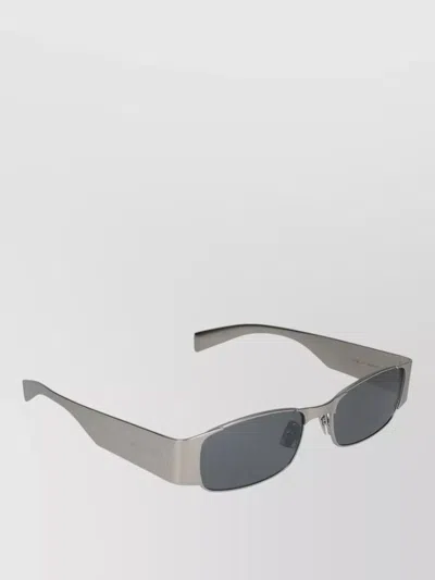 Saint Laurent Sunglasses Sl 738 001 Rectangular Frame In Gray