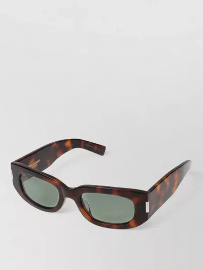 Saint Laurent Sunglasses Sl 697 002 Rectangular Frame In Brown
