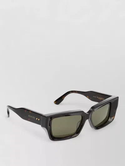 Gucci Sunglasses Gg1529s 002 Rectangular Frame In Brown