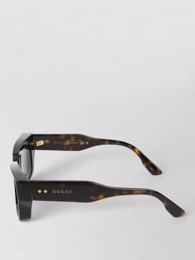 Gucci Sunglasses Gg1529s 002 Rectangular Frame In Brown