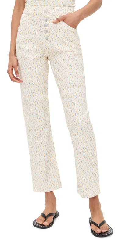 House Of Sunny Double Layer Buttercup Mesh Vest Butter In Neutral
