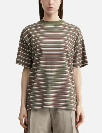 Unlikely Border Knit Tee In Multi