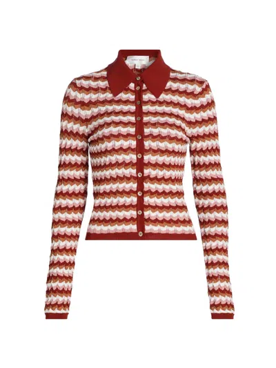 Ronny Kobo Gavin Knit Jacket In Multi