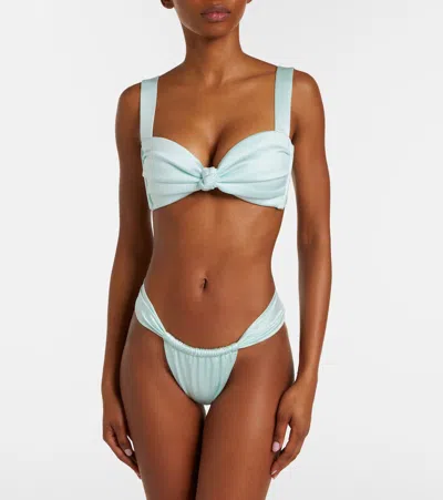 Montce Sandra Bikini Bottoms In Blue
