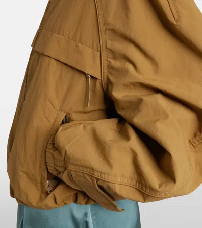 Acne Studios Logo Jacket In Brown