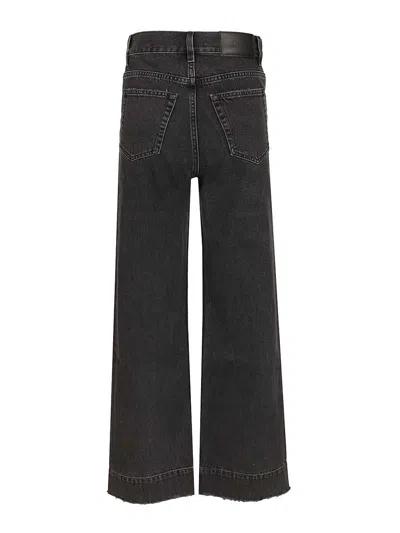 Chloé Straight Leg Five-pocket Trousers With Belt Loops In Black