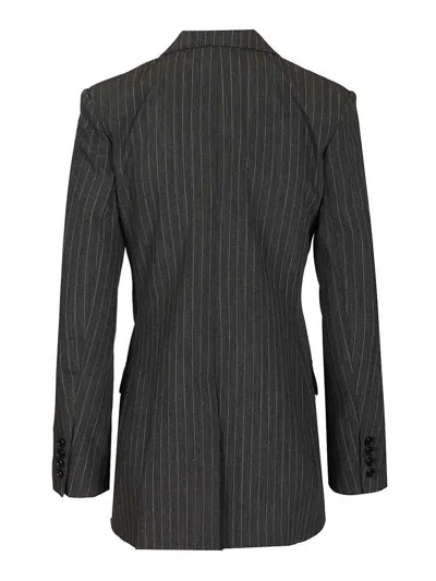 Isabel Marant Double-breasted Tailored Blazer In Gray