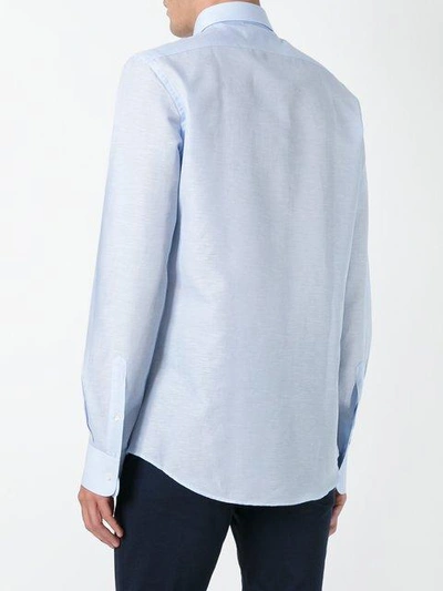 Shop Fashion Clinic Timeless Classic Buttoned Shirt In Blue