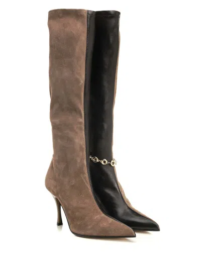 Loewe Comic Boots In Brown
