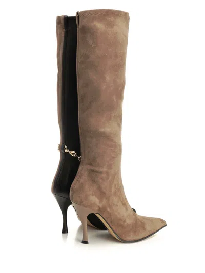 Loewe Comic Boots In Brown