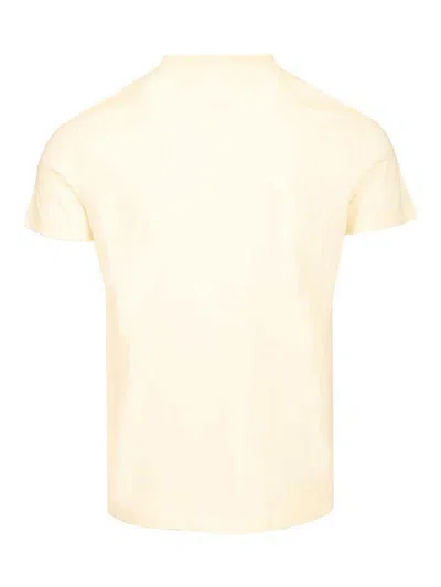 Moncler Classic Cotton T-shirt In Burgundy