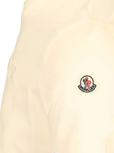 Moncler Classic Cotton T-shirt In Burgundy