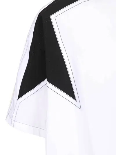 Off-white Race Logo Panel Shirt In Multi